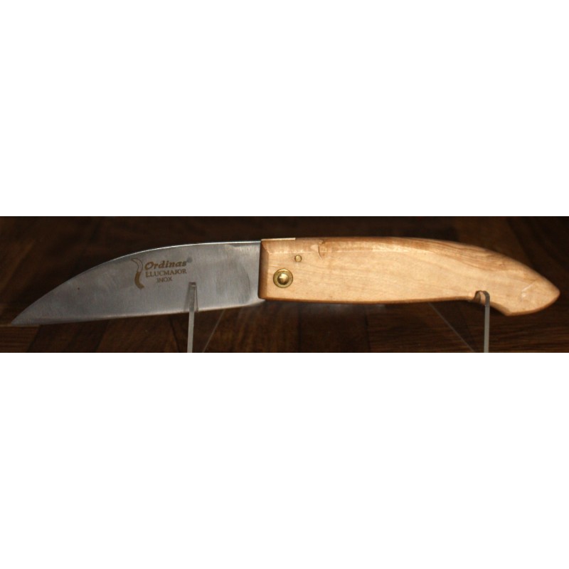 Ganivet mallorquí "de pastor", fusta d'olivera