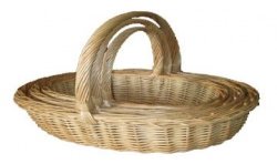 Gift basket, Christmas basket. wicker 