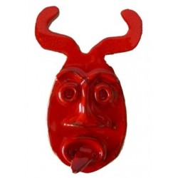 Mallorca demon 'dimoni' - Mud mask, enamelled