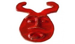 Mallorca Teufel 'dimoni' - Schlamm-Maske, emailliert