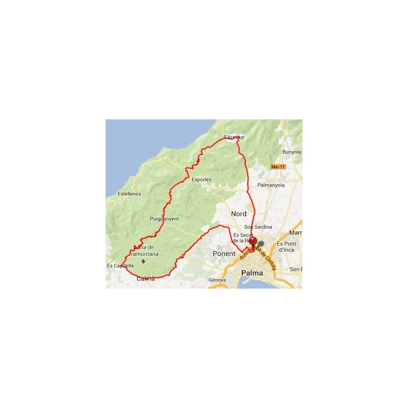 GPS / GPX Route Valldemossa - Cyclisme Majorque