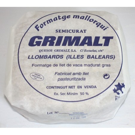 Formatge mallorquí Semicurat - Grimalt