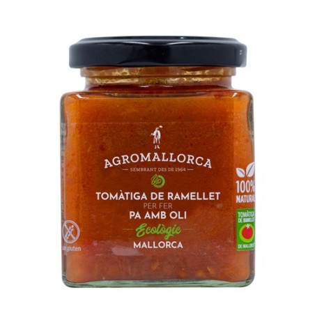 馬洛卡磨碎的“Ramellet”番茄 / 在石油番茄幹