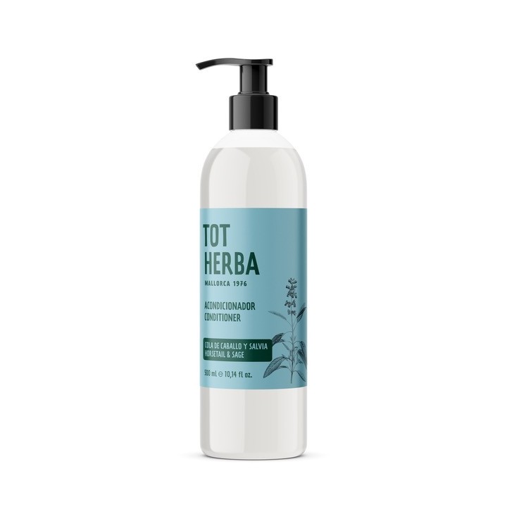 Organic Conditioner: Horsetail & Salvia. Natural cosmetics. Mallorca Shop